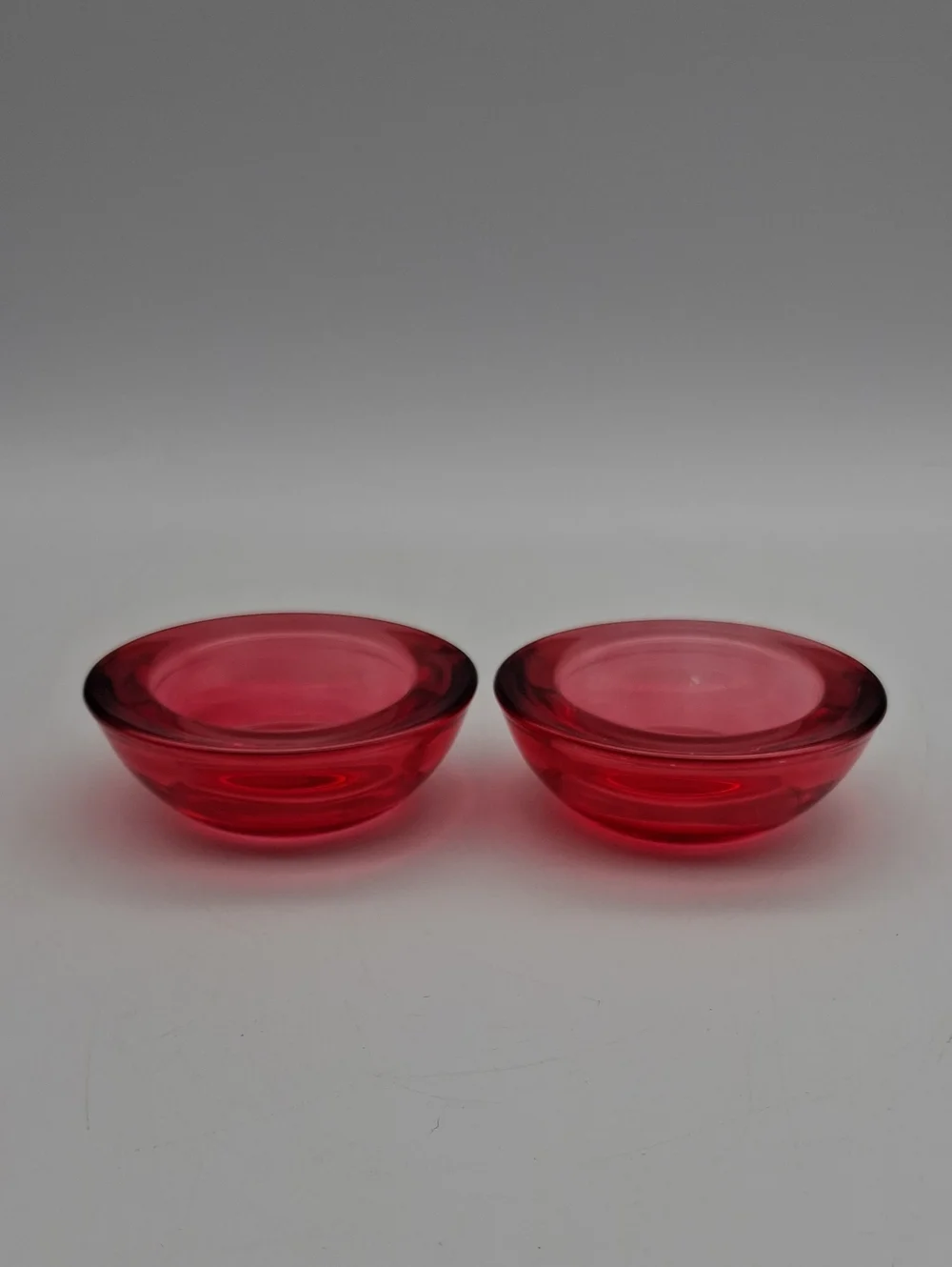 Home Accents Red Tealight Holder Pair